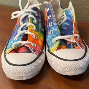 Converse Rainbow Tie-Dye Sneakers